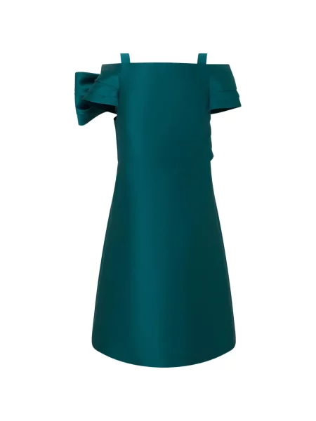 Rochie mini Alberta Ferretti cu funde albastru