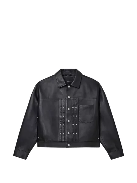 Geanta de piele Purple Brand negru