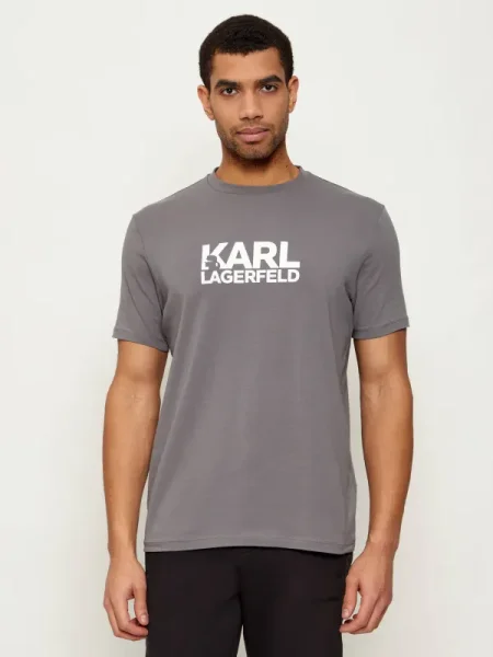 KARL LAGERFELD Tricou gri