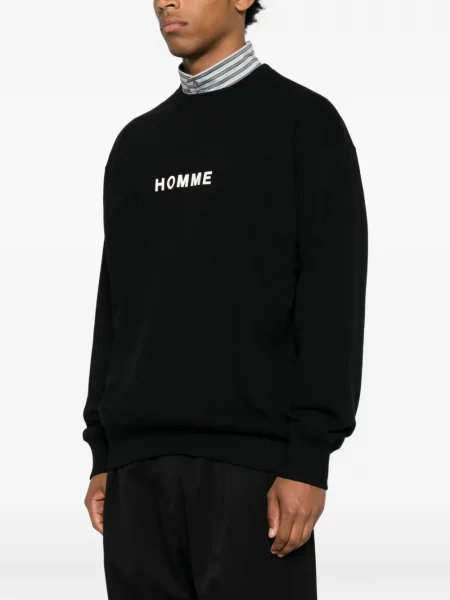 Суитчър Comme Des Garçons Homme с принт черно
