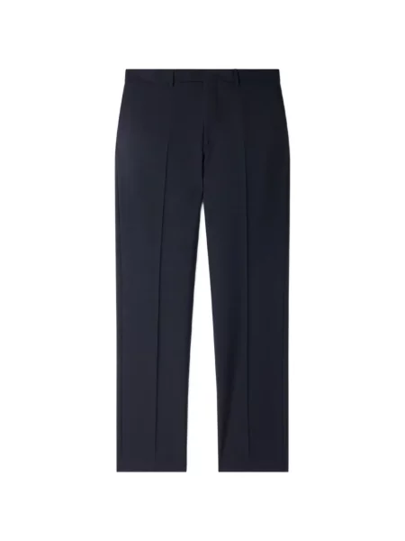 Pantaloni Sandro de lână albastru