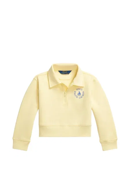 Bluza rozpinana dziecięca Polo Ralph Lauren żółta