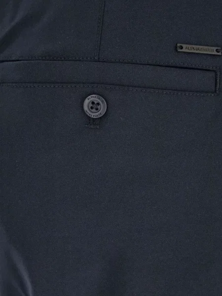 Pantaloni Alphatauri cu autograf albastru