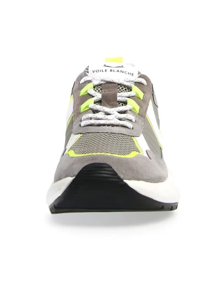 Sneakersy Voile Blanche skórzane szare