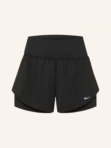 Nike Bežecké Šortky 2 V 1 Flow černá