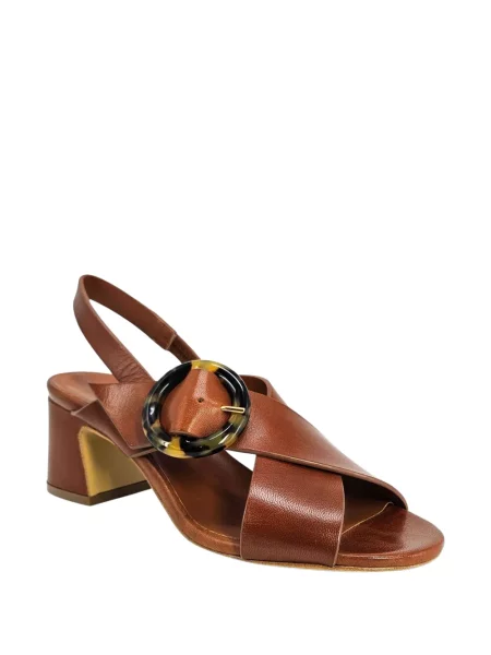 Sandale Madison.maison cu cataramă slingback maro