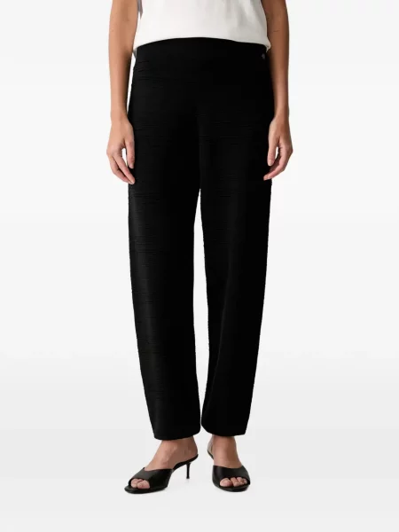 Pantaloni Joseph Ribkoff tricotate alergare cu autograf negru