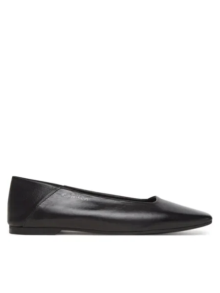 Calvin Klein Balerini Flat Ballerina Lth negru