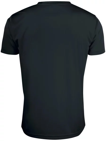 Clique Basic Active-T Junior koszulka z z ochroną – black biała