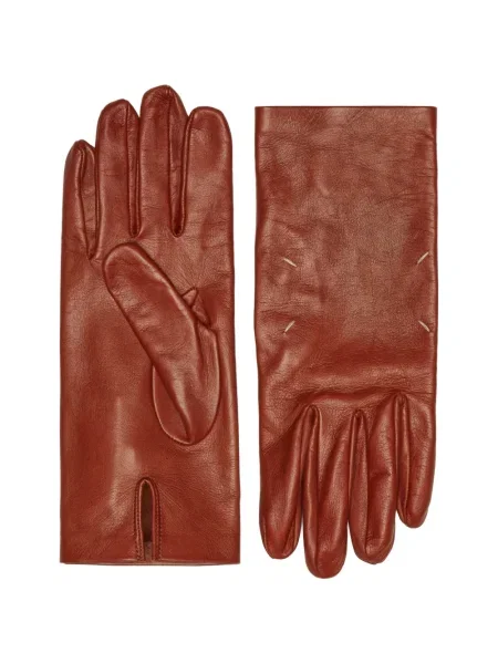 Mănuși Maison Margiela din piele maro