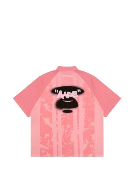 Μπλούζα Aape By *a Bathing Ape® με σχέδιο παραλλαγής ροζ