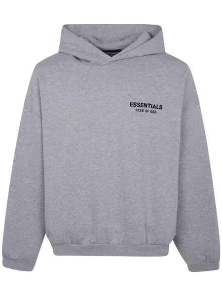 Hanorac cu glugă Fear Of God Essentials gri