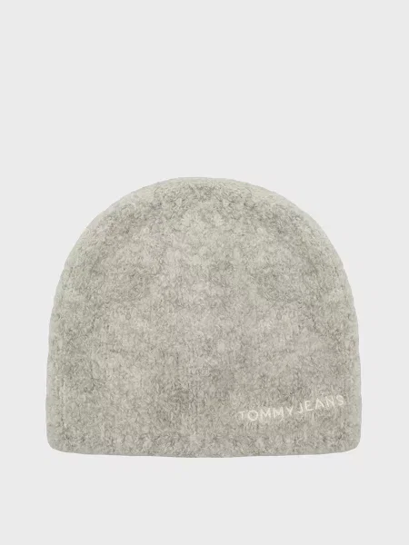Шапка Tommy Jeans Тедді сіра