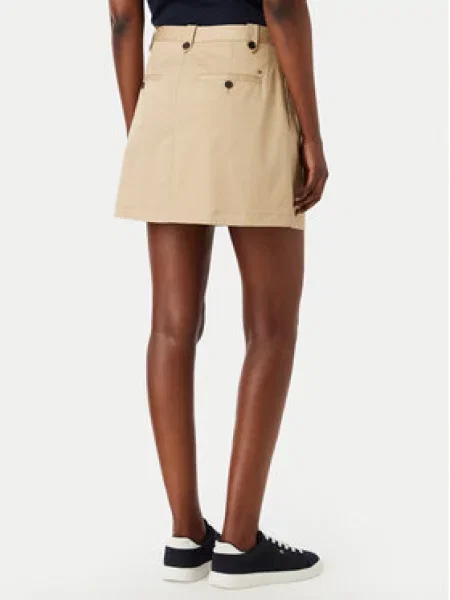 Tommy Hilfiger Mini sijonas smėlio