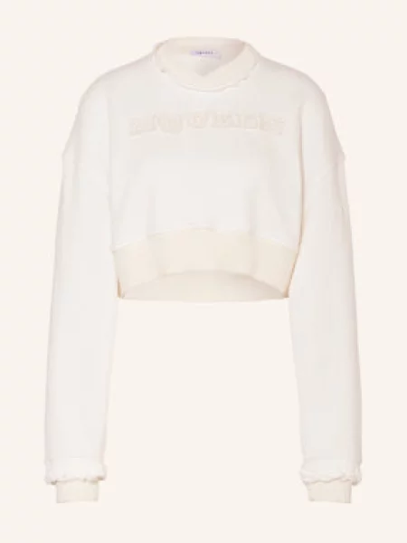 Mcqueen Krótka Bluza Nierozpinana weiss biała