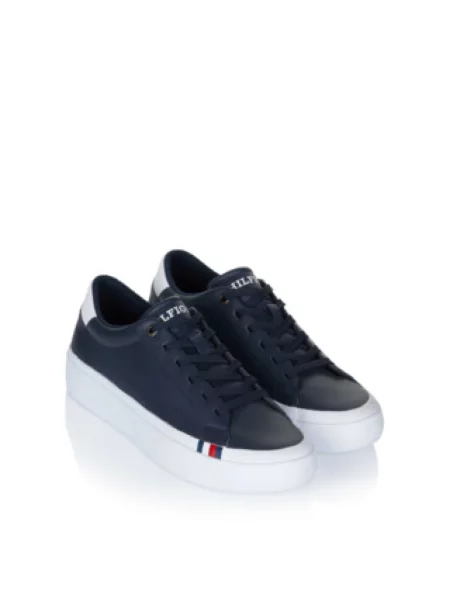 Trampki Tommy Hilfiger skórzane niebieskie