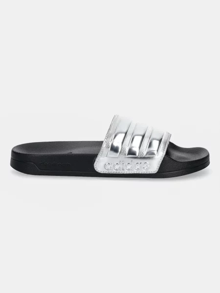 ADIDAS SPORTSWEAR Šľapky ADILETTE / strieborná čierna