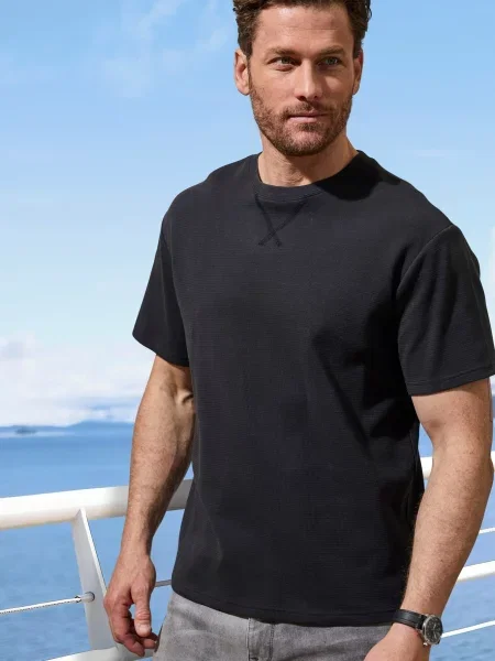 JOHN DEVIN Tricou negru