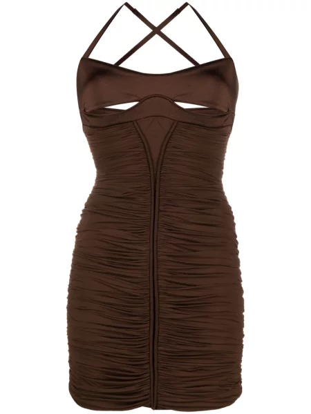 Rochie Mugler maro