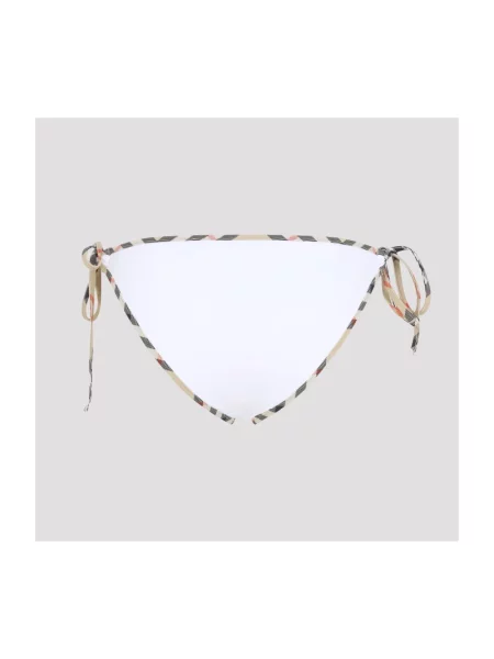 Bikini Burberry w kratę białe