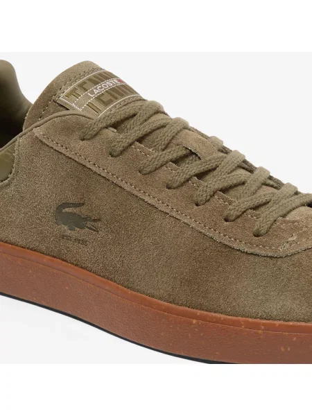 Lacoste Sneakersy Baseshot Suede zielony