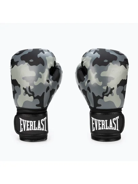 Everlast Spark боксови ръкавици GRY CAMO сиви