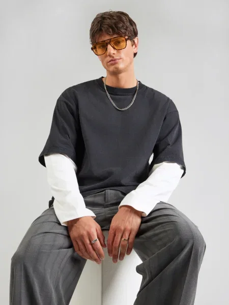 WEEKDAY Tricou negru