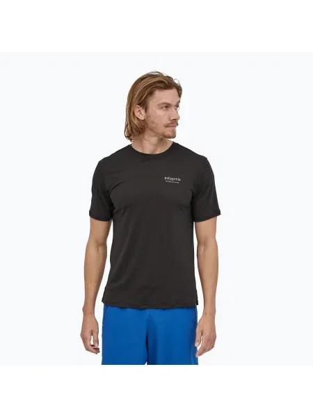 Мъжка риза Patagonia Cap Cool Merino Blend Graphic Shirt heritage header/black черно
