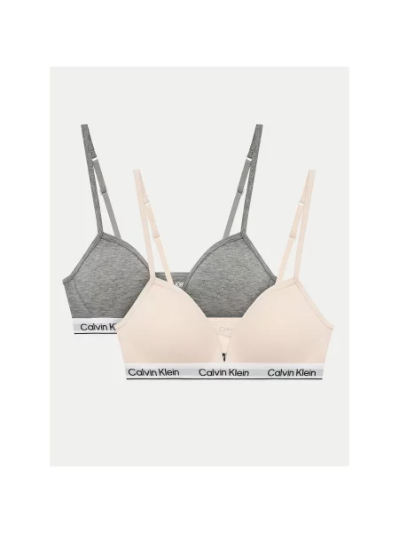 Calvin Klein Underwear Modrček svetlo siva / temno siva / roza bela