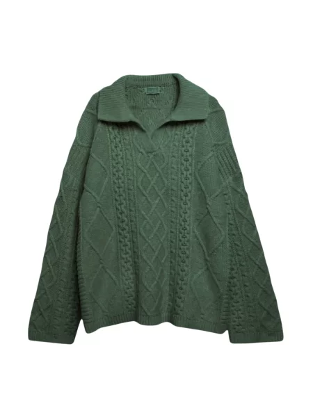 Sweter Guess wełniany zielony