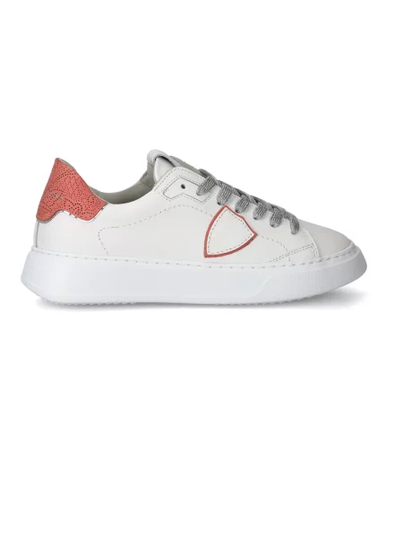 Philippe Model Buty Kobieta 39 EU Różowe Sneakersy biały