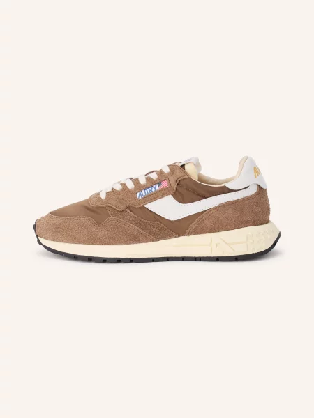 Autry Sneakersy Reelwind Low tmavě hnědá bílá