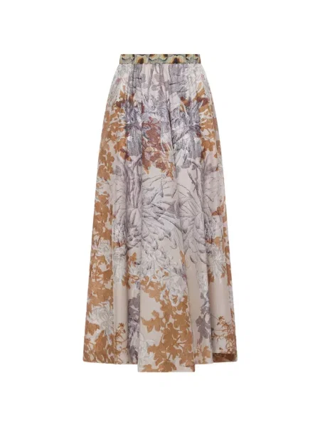 Fusta maxi Pierre-louis Mascia cu model floral