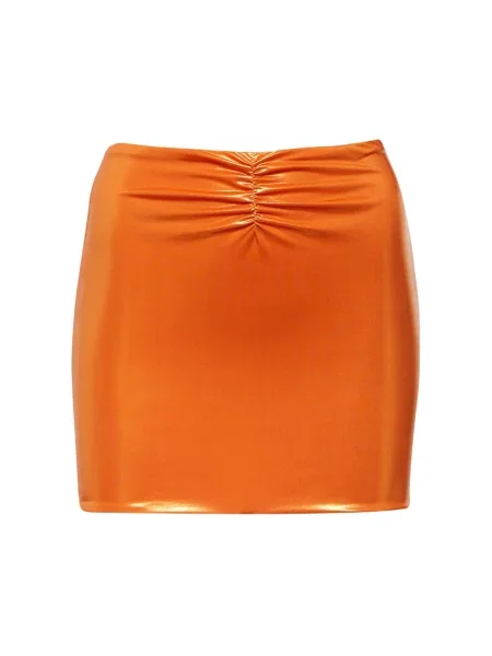 Fustă Alessandra Rich portocaliu
