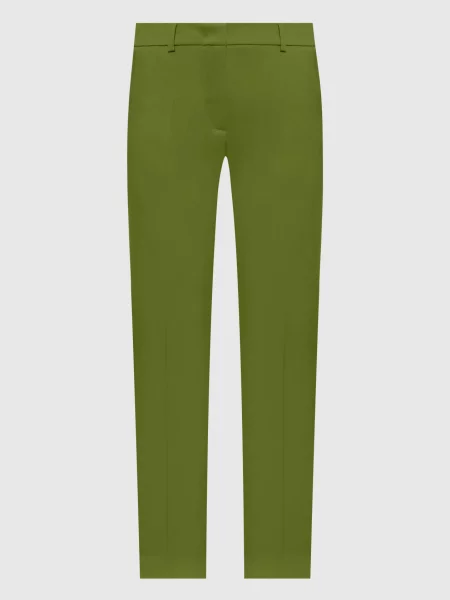 Шерстяные брюки Max Mara Weekend зеленые