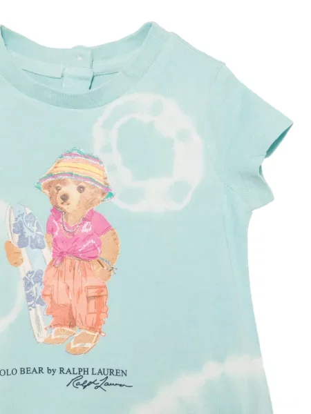 Sukienka dziecięca Polo Ralph Lauren niebieska