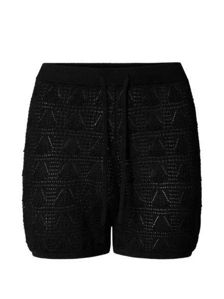 Pantaloni scurți Loulou De Saison cu cordon negru