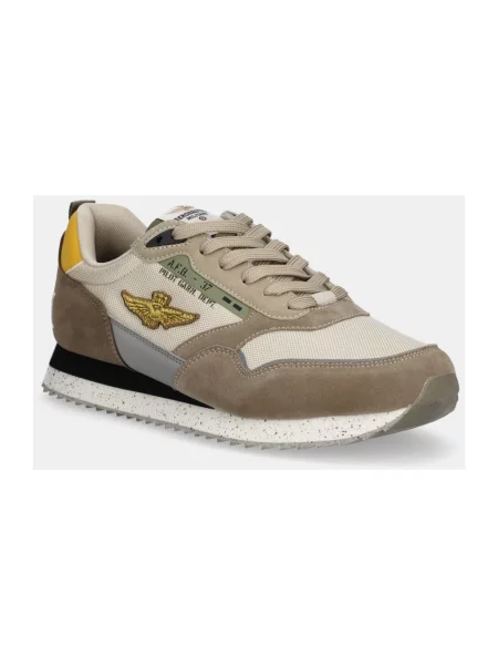 Sneakersy Aeronautica Militare szare