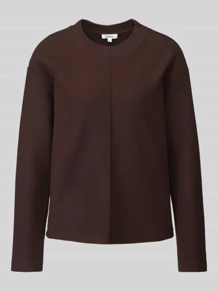Bluza o kroju relaxed fit z mieszanki bawełny S.oliver Red Label