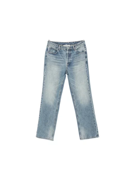 Jeansy straight leg Cole Buxton niebieskie