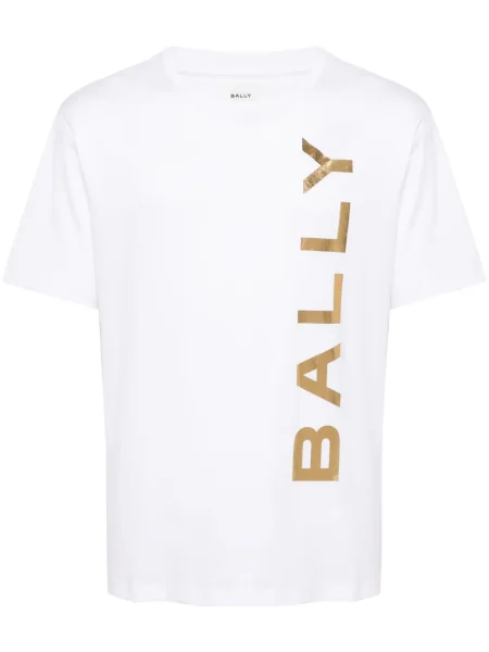 Tricou Bally cu imagine alb