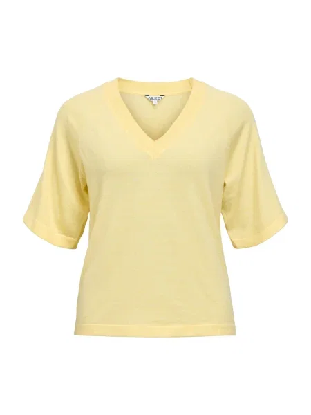 OBJECT Pulover OBJThhess deschis galben