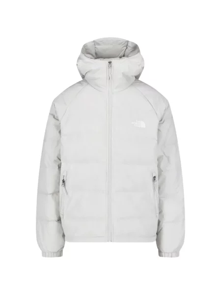 Kurtka puchowa The North Face szara