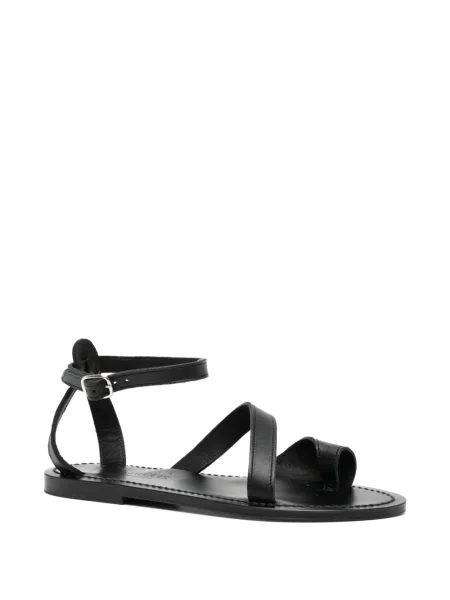 Sandale K. Jacques din piele negru