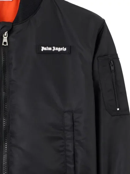 Kurtka bomber dziecięcy Palm Angels czarny