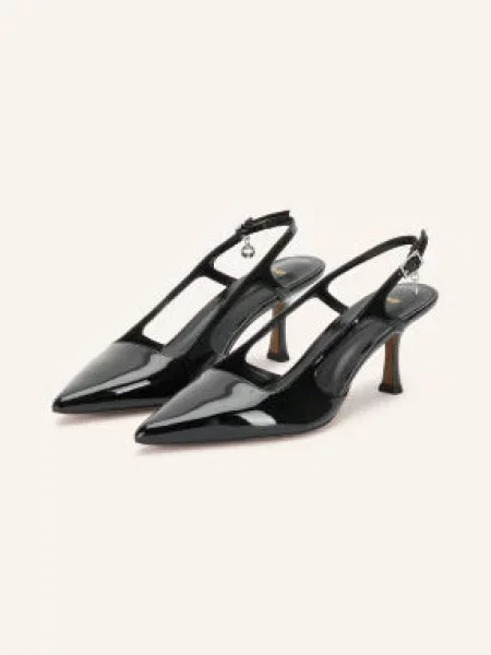 Maje Czółenka Typu Slingback schwarz czarna