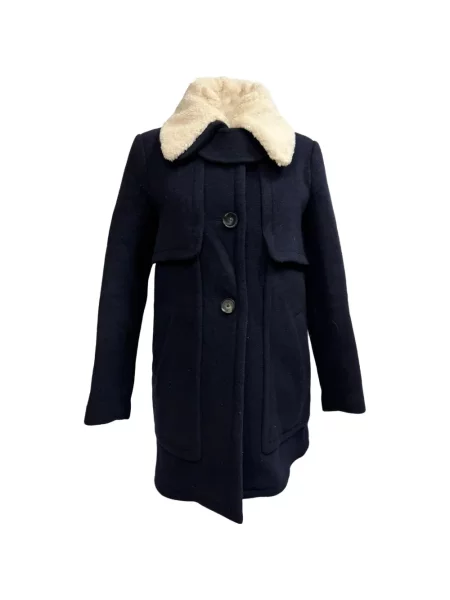 Gulerat palton Claudie Pierlot albastru