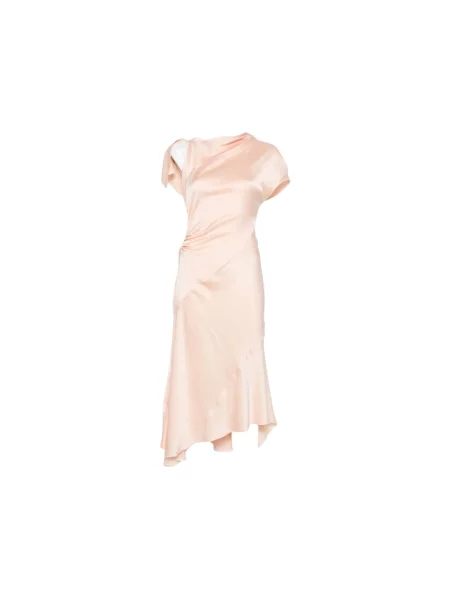 Sukienka Victoria Beckham różowa