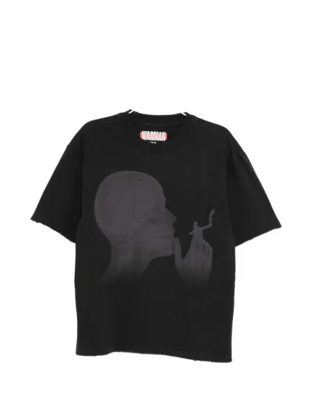 Tricou Warman cu decolteu în U negru