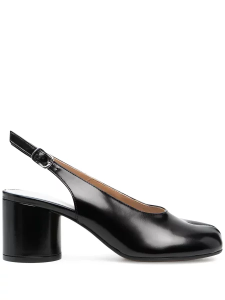 Pantofi cu toc Maison Margiela slingback negru